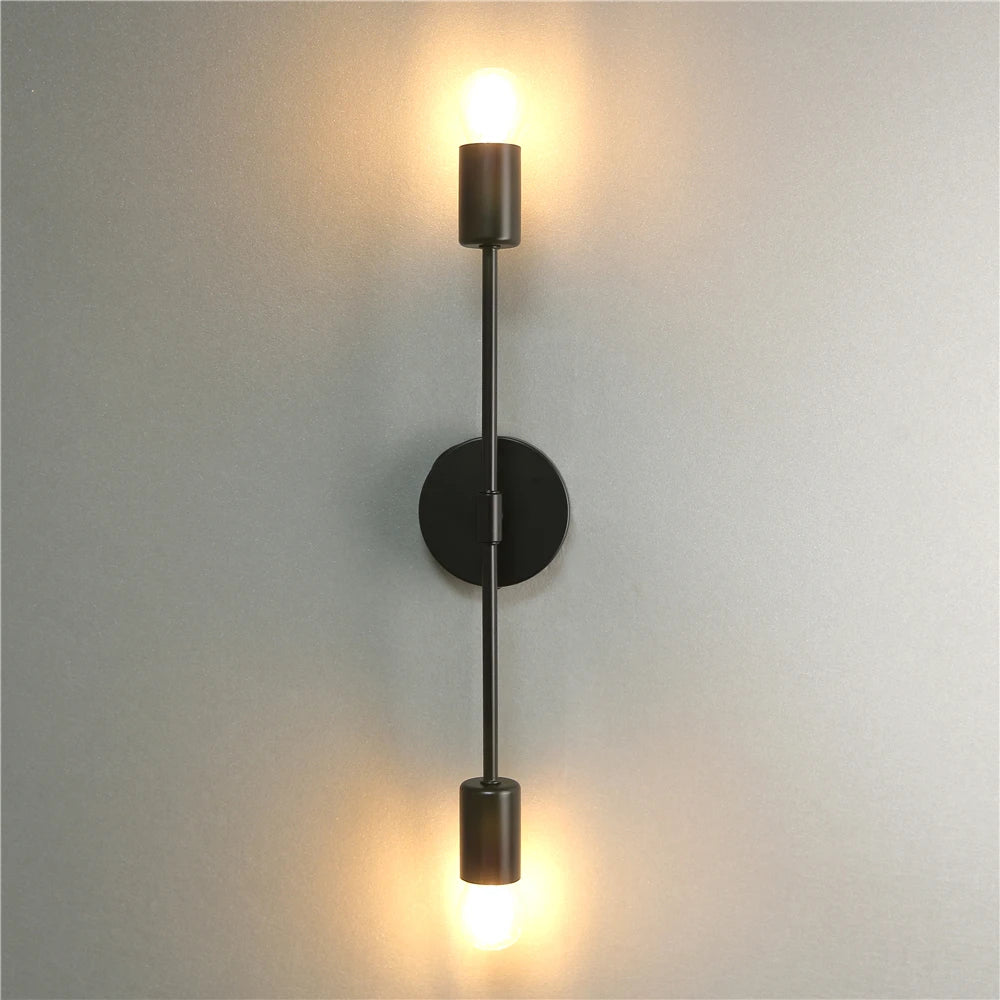 Modern Iron Double Head Wall Lamps Simple LED Wall Lights Bar