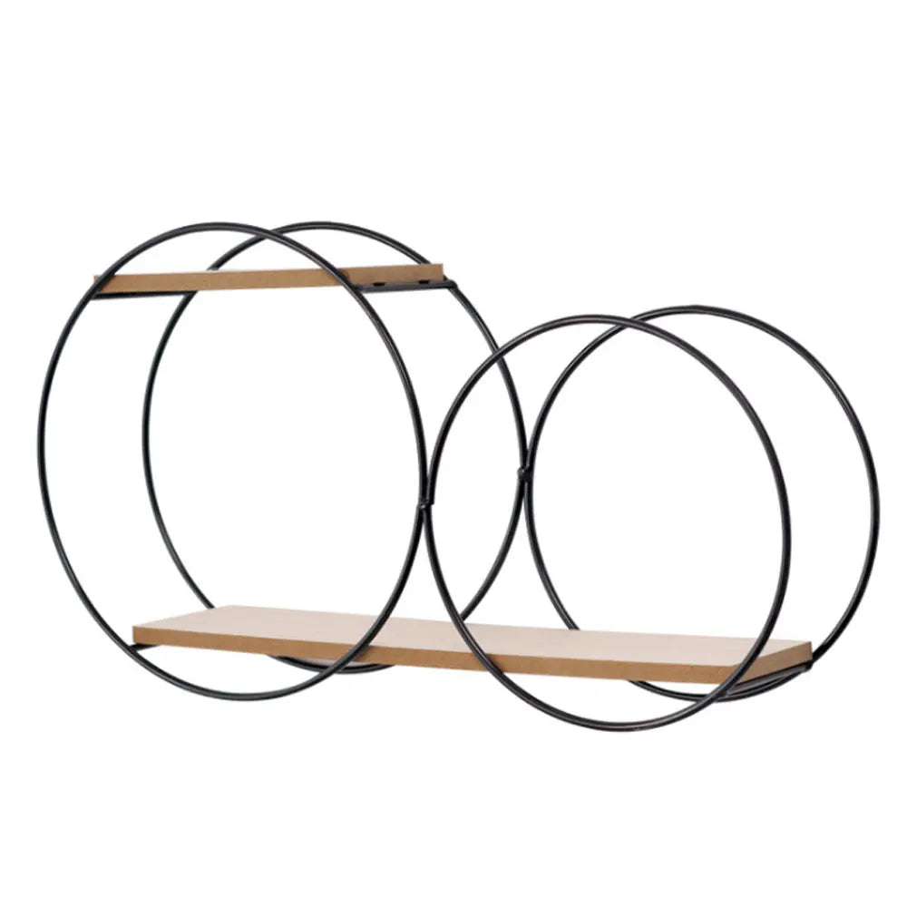 Wall Circular Hanging Home Decor Shelves Candle Holder Aesthetic and Supports