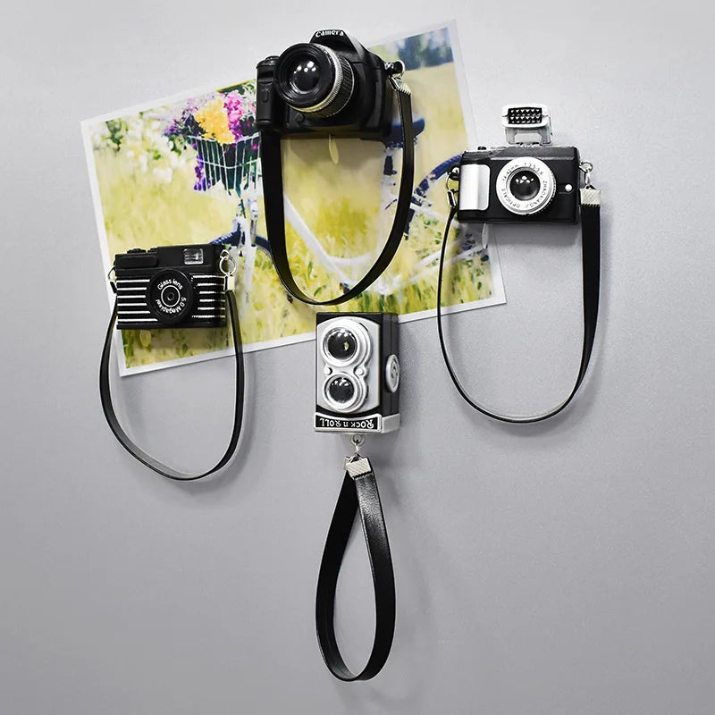 Retro Camera Refrigerator Magnet 3D