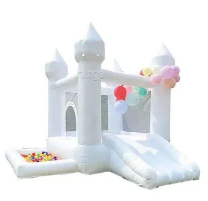 White Inflatable Bounce Castle