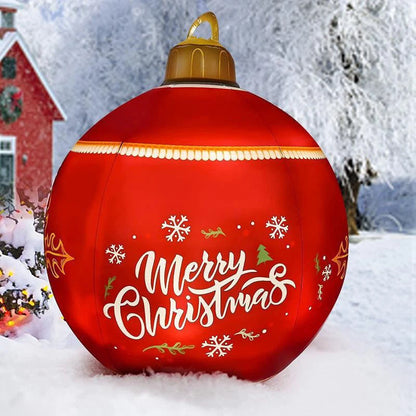 60CM LED Light Christmas ball Outdoor Inflatable Decorated