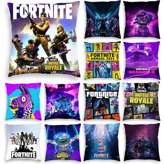 Fortnite Cushion Cover Plush Anime Pillowcase Plush Pillow Cover