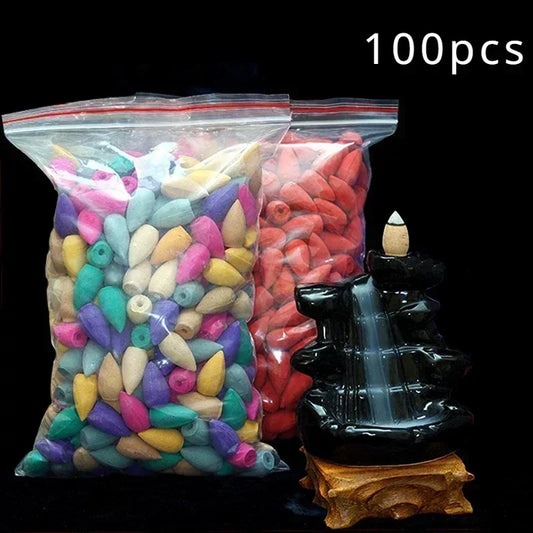 Waterfall Smoke Backflow Natural Incense Cone