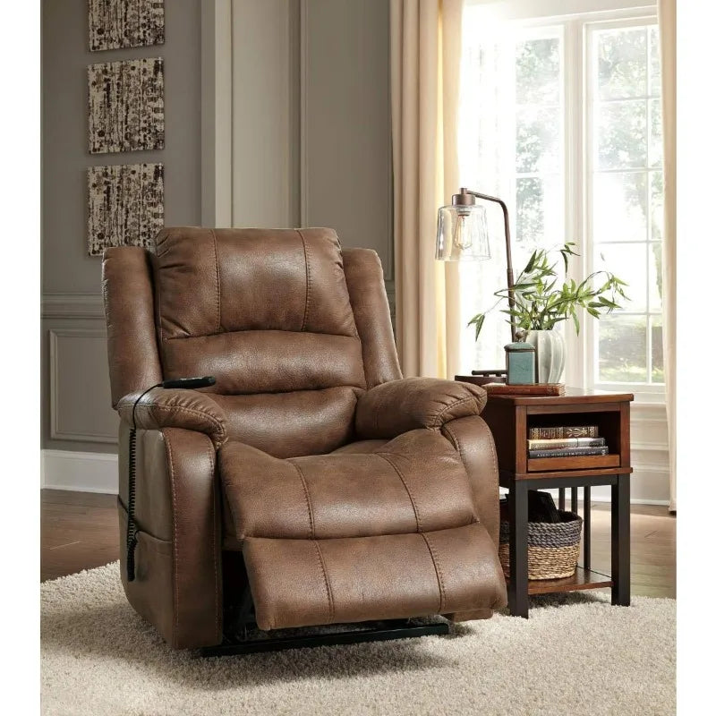 Yandel Faux Leather Electric Power Lift Recliner