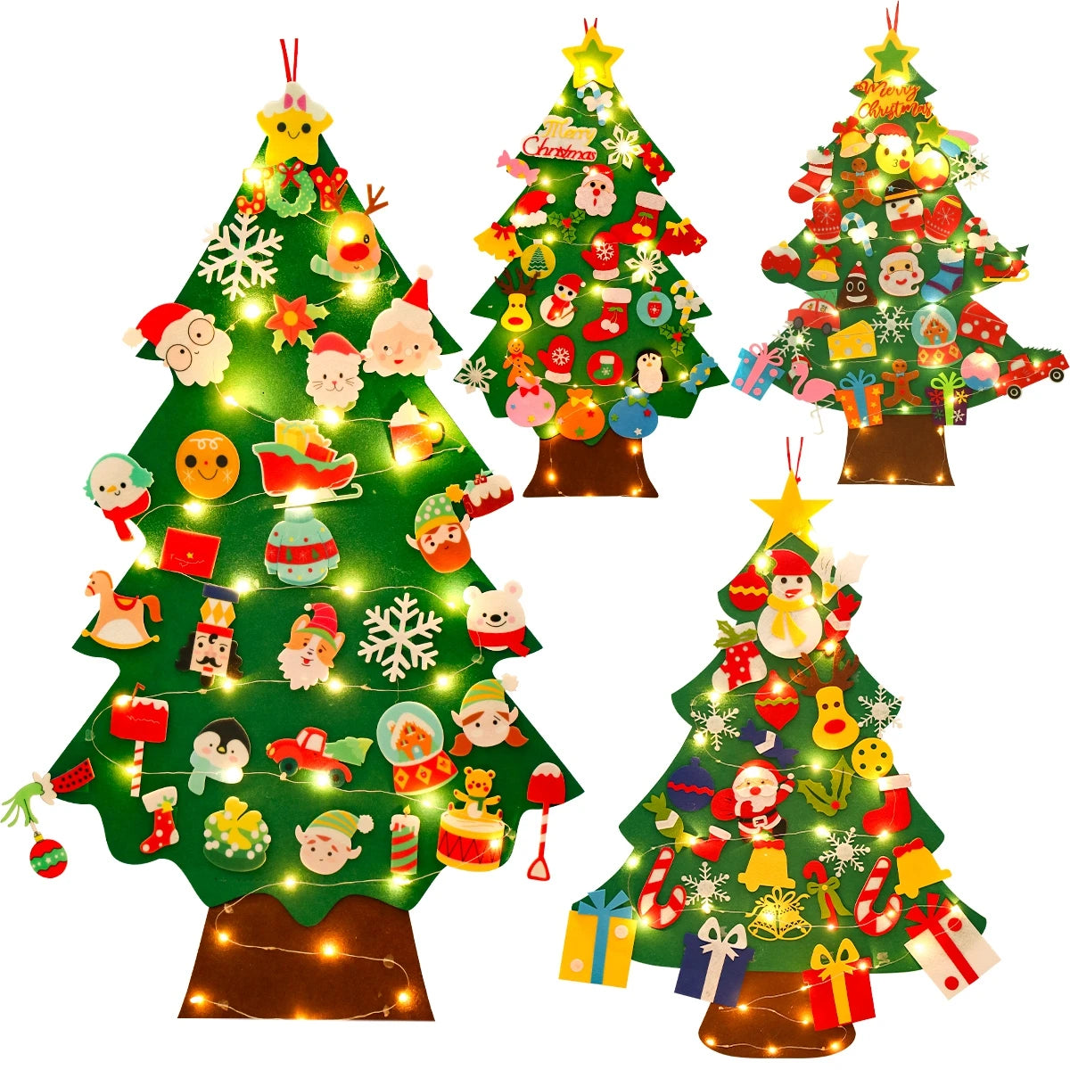 DIY Kids Felt Christmas Tree  Decoration