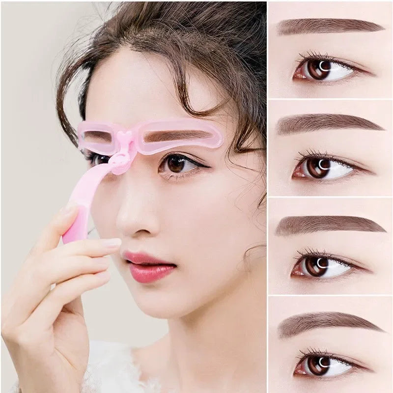 Eyebrow Special Stencil Grooming Shaping Helper Eye Beauty Tool Reusable