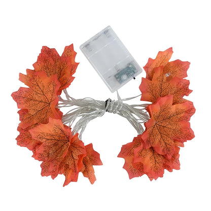 LED Maple Leaf Light String  Autumn Leaves