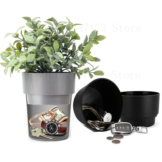 Large Flower Pot Hidden Safe Lock Box