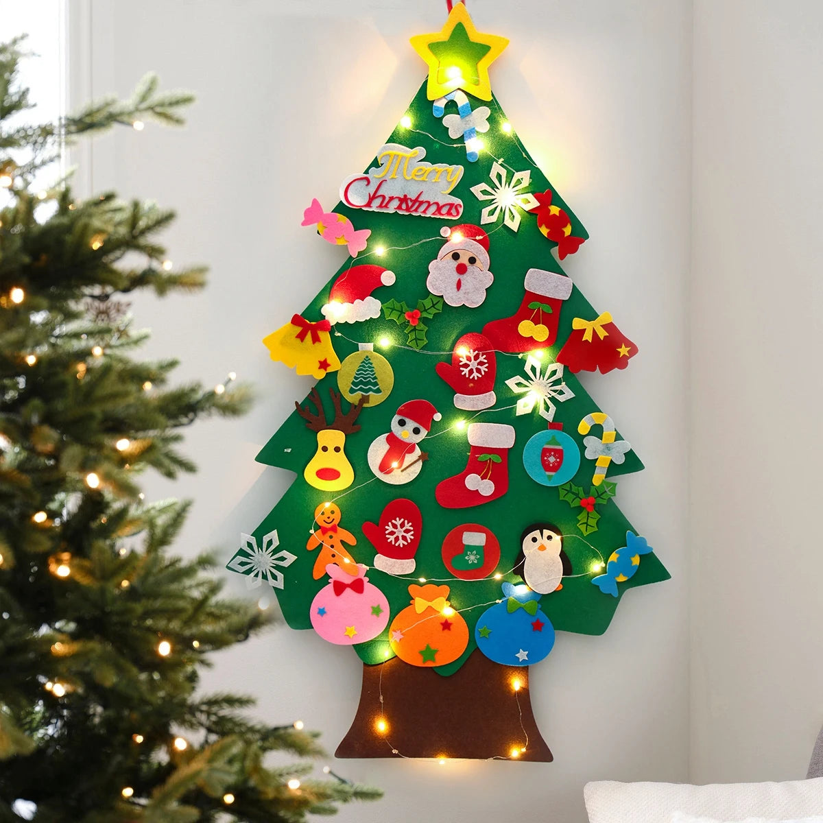 DIY Kids Felt Christmas Tree  Decoration