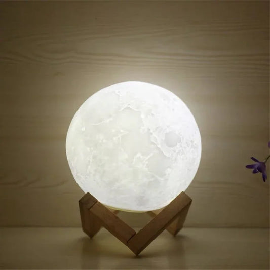 Creative Moon Lamp Led Small Night Light Stand for Decoration Ambiance Light